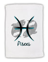 Pisces Symbol Micro Terry Sport Towel 11 x 18 inches-TooLoud-White-Davson Sales