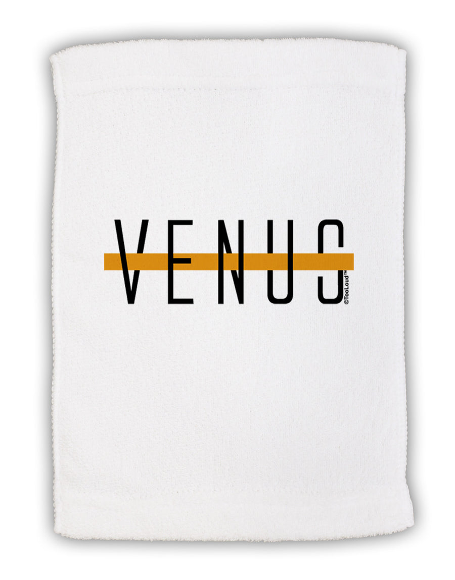 Planet Venus Text Only Micro Terry Sport Towel 15 X 22 inches by TooLoud-Sport Towel-TooLoud-White-Davson Sales