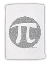 Pi Day Design - Pi Circle Cutout Micro Terry Sport Towel 11 x 18 Inch by TooLoud-Sport Towel-TooLoud-White-Davson Sales