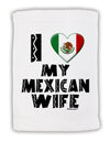 I Heart My Mexican Wife Micro Terry Sport Towel 11 x 18 Inch by TooLoud-Sport Towel-TooLoud-White-Davson Sales