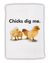 Chicks Dig Me Micro Terry Sport Towel 11 x 18 inches-Sport Towel-TooLoud-White-Davson Sales