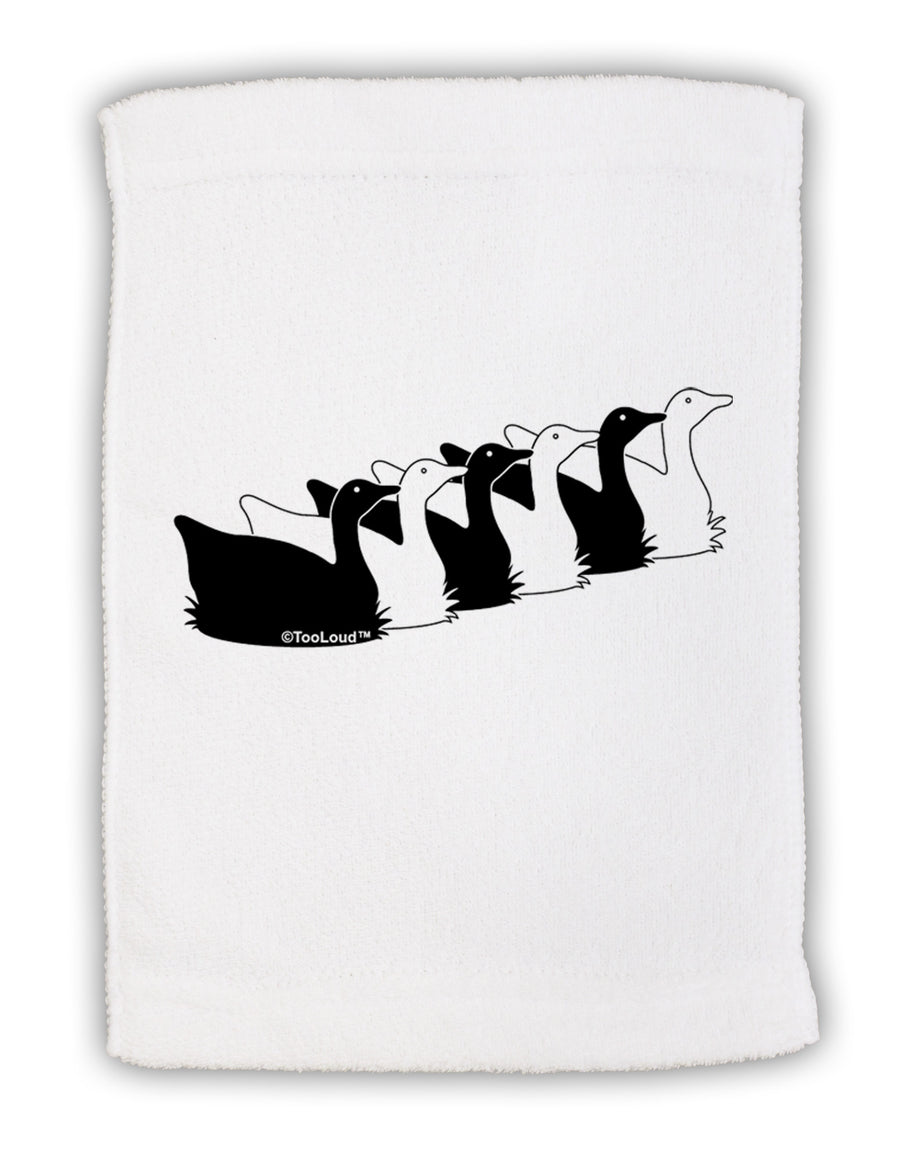 Six Geese A laying Micro Terry Sport Towel 11 x 18 inches-TooLoud-White-Davson Sales