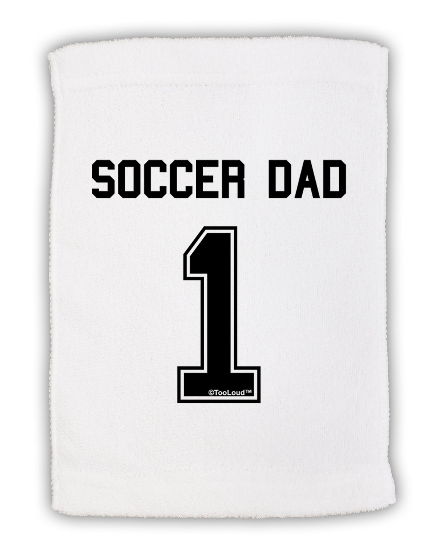 Soccer Dad Jersey Micro Terry Sport Towel 15 X 22 inches by TooLoud-Sport Towel-TooLoud-White-Davson Sales