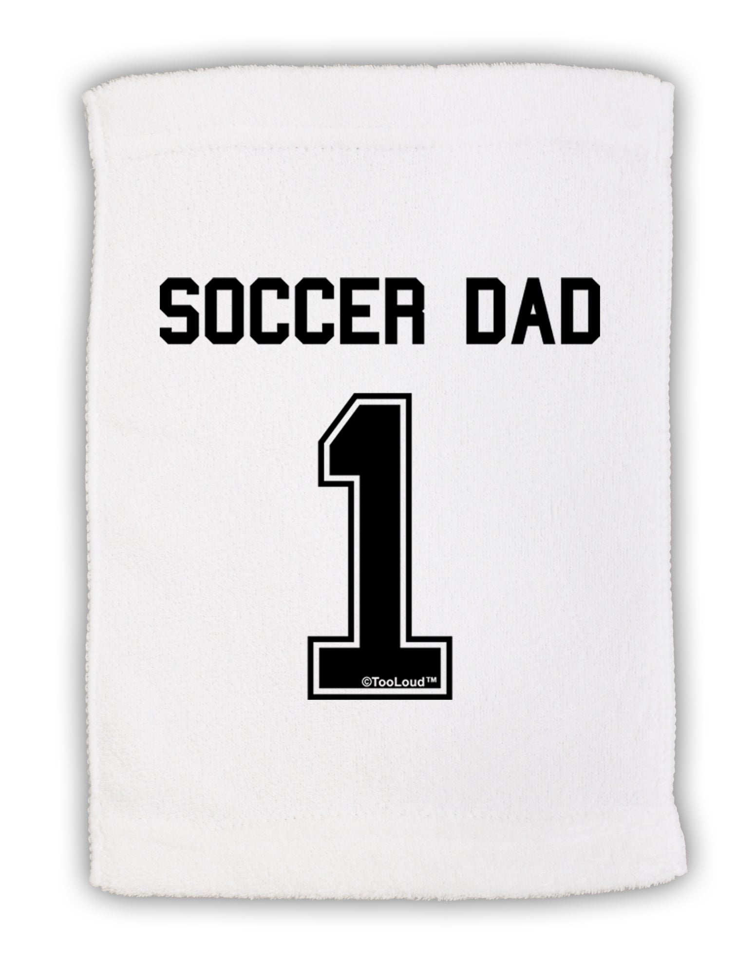 Soccer Dad Jersey Micro Terry Sport Towel 15 X 22 inches by TooLoud-Sport Towel-TooLoud-White-Davson Sales