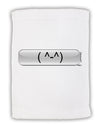 Happy FaceText Bubble Micro Terry Sport Towel 11 x 18 inches-TooLoud-White-Davson Sales