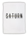 Planet Saturn Text Only Micro Terry Sport Towel 15 X 22 inches by TooLoud-Sport Towel-TooLoud-White-Davson Sales