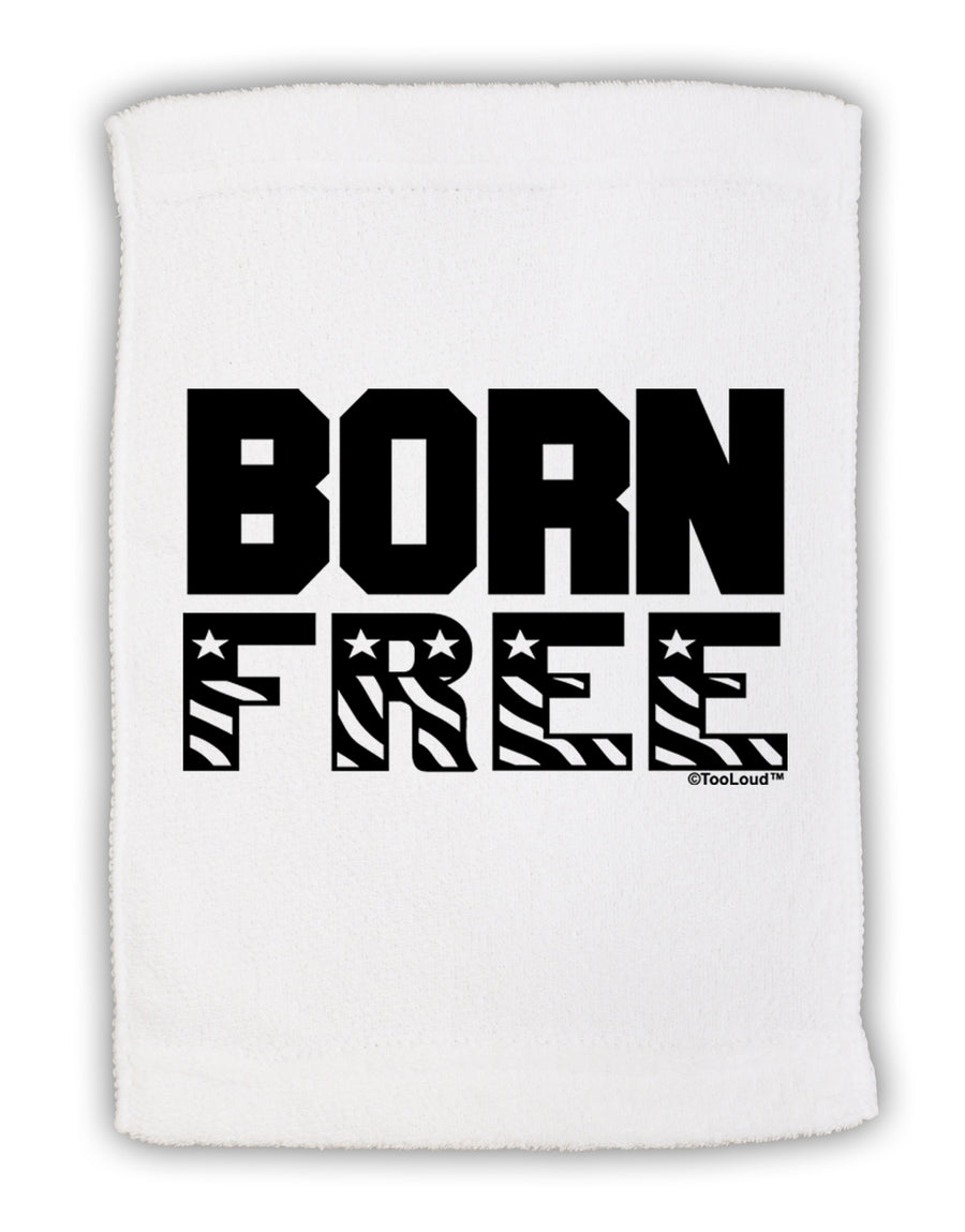 Born Free Micro Terry Sport Towel 15 X 22 inches by TooLoud-Sport Towel-TooLoud-White-Davson Sales