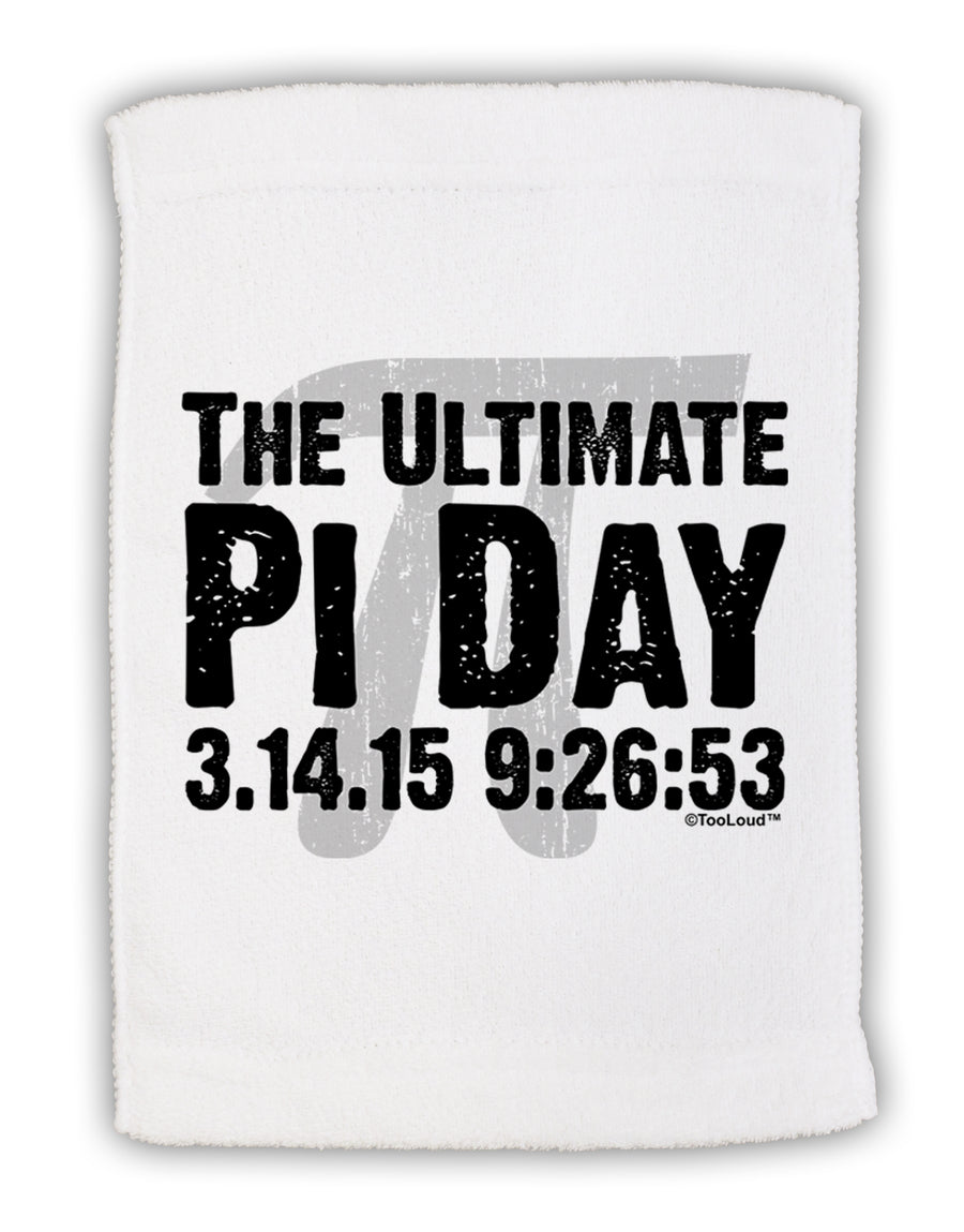 The Ultimate Pi Day Text Micro Terry Sport Towel 11 x 18 Inch by TooLoud-Sport Towel-TooLoud-White-Davson Sales