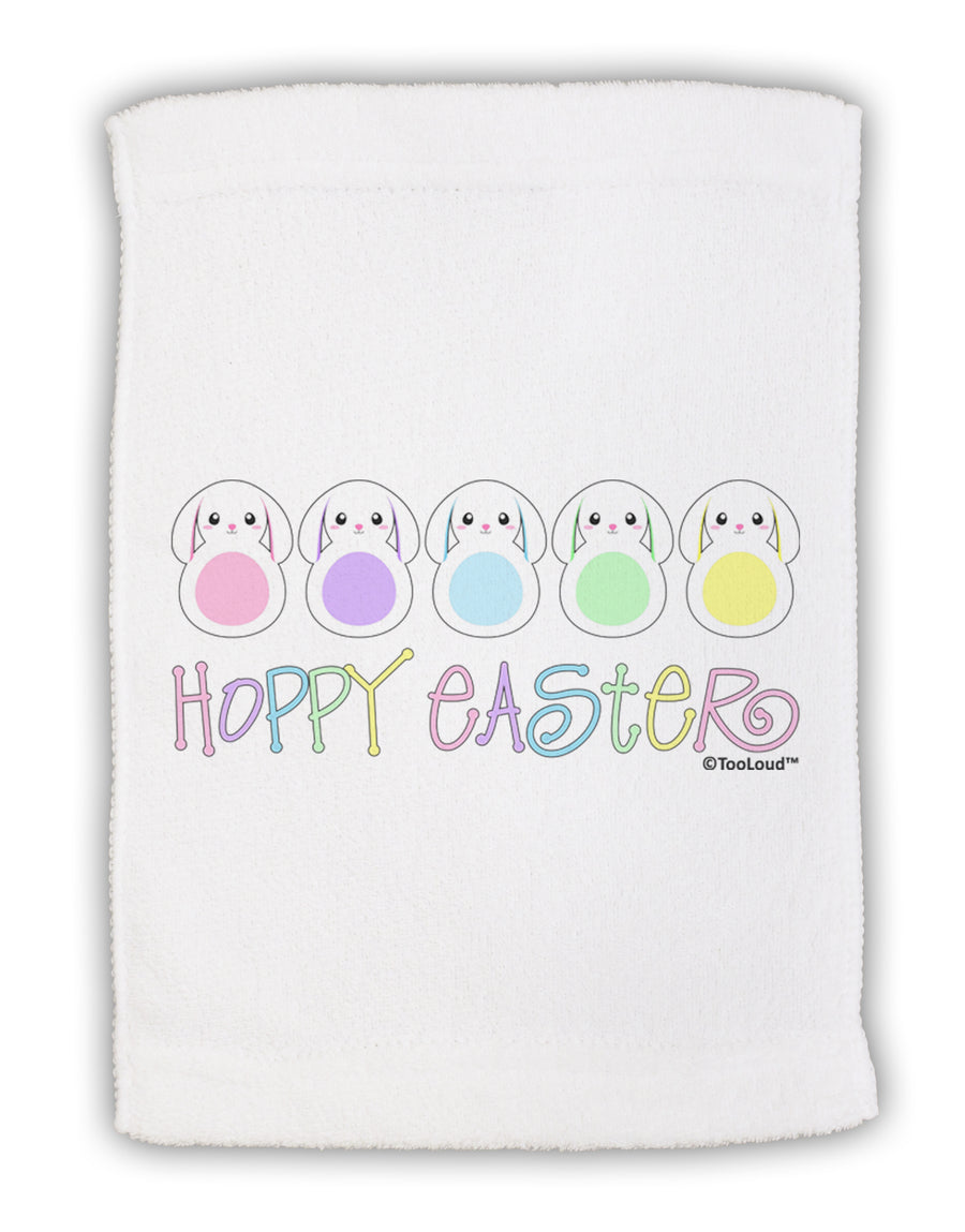 Cute Pastel Bunnies - Hoppy Easter Micro Terry Sport Towel 11 x 18 Inch by TooLoud-Sport Towel-TooLoud-White-Davson Sales