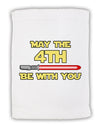 4th Be With You Beam Sword Micro Terry Sport Towel 15 X 22 inches by TooLoud-Sport Towel-TooLoud-White-Davson Sales