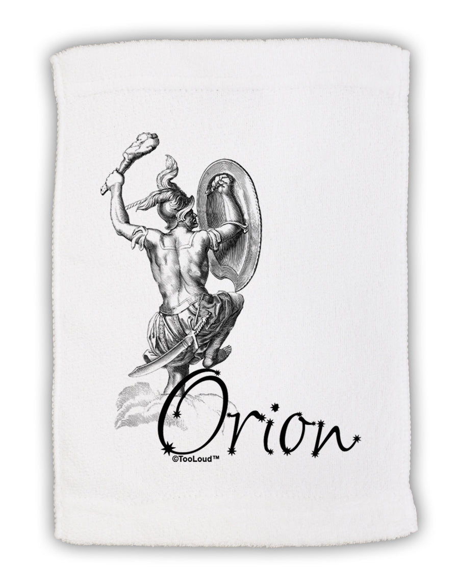 Orion Illustration Micro Terry Sport Towel 11 x 18 inches-TooLoud-White-Davson Sales