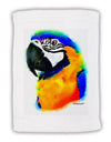 Brightly Colored Parrot Watercolor Micro Terry Sport Towel 15 X 22 inches-Sport Towel-TooLoud-White-Davson Sales