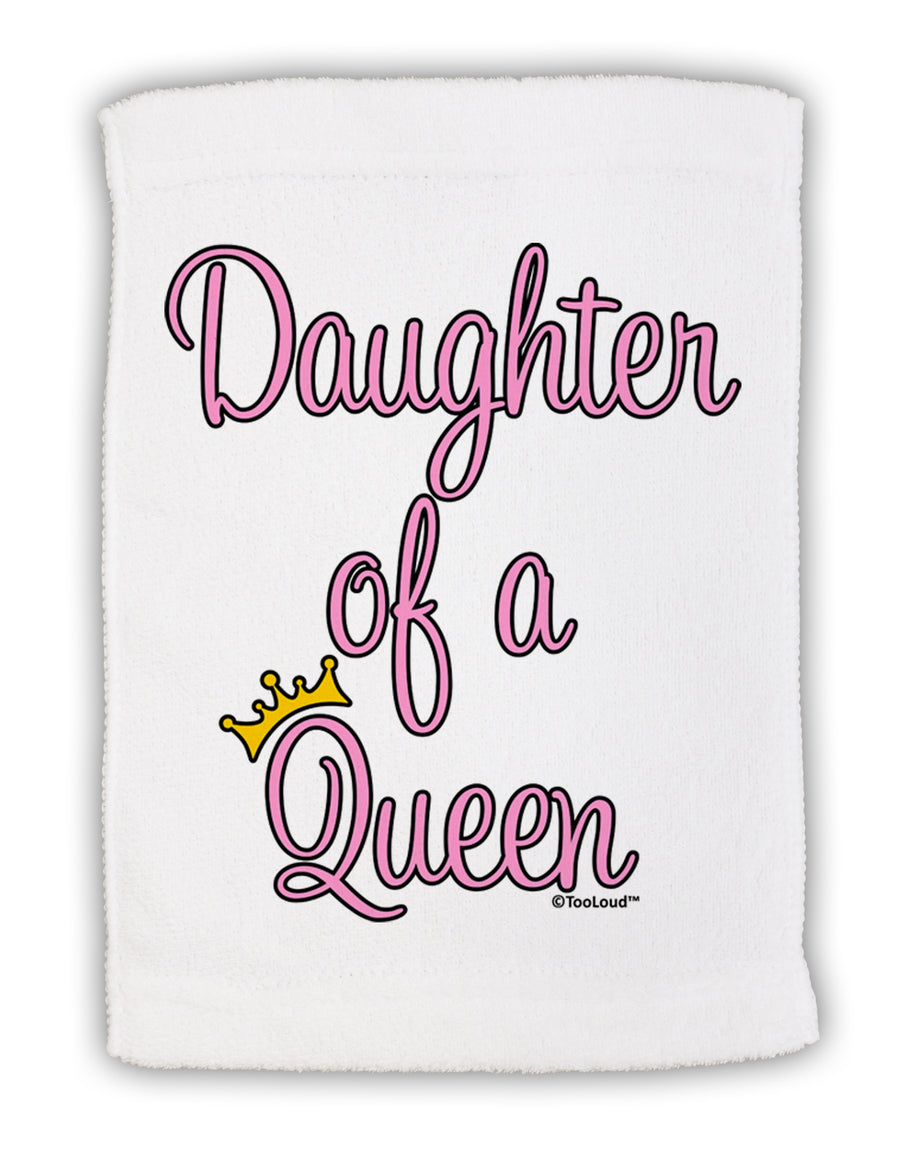 Daughter of a Queen - Matching Mom and Daughter Design Micro Terry Sport Towel 15 X 22 inches by TooLoud-Sport Towel-TooLoud-White-Davson Sales