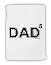 Dad to the Fifth Power - Dad of Five Micro Terry Sport Towel 15 X 22 inches-Sport Towel-TooLoud-White-Davson Sales