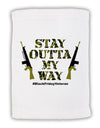 Black Friday Vet - Outta My Way Micro Terry Sport Towel 11 x 18 inches-Sport Towel-TooLoud-White-Davson Sales