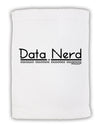 Data Nerd Micro Terry Sport Towel 15 X 22 inches by TooLoud-Sport Towel-TooLoud-White-Davson Sales