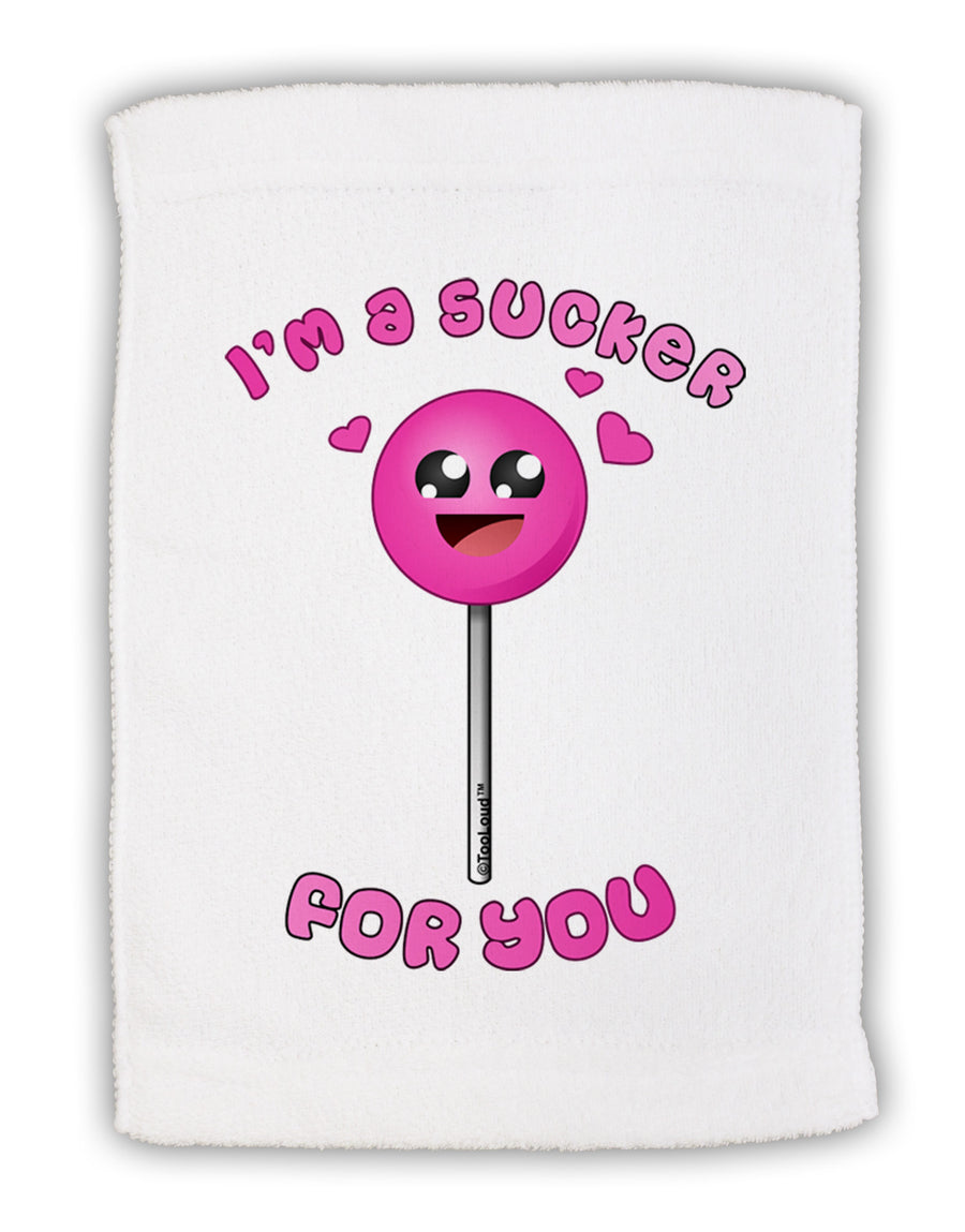 Sucker For You Micro Terry Sport Towel 15 X 22 inches-Sport Towel-TooLoud-White-Davson Sales