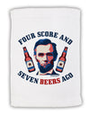 Seven Beers Ago - Lincoln Micro Terry Sport Towel 11 x 18 inches-TooLoud-White-Davson Sales