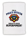 Police Officer - Superpower Micro Terry Sport Towel 11 x 18 inches-TooLoud-White-Davson Sales