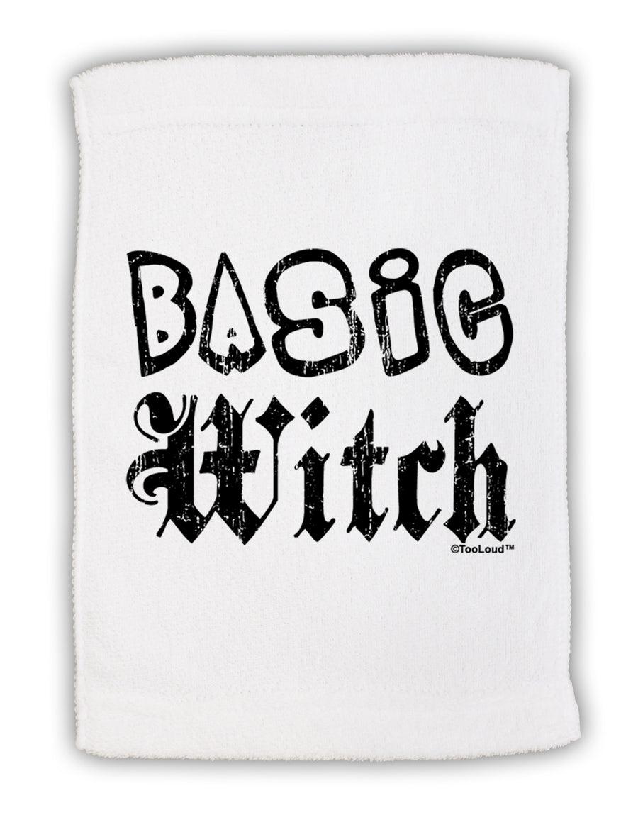 Basic Witch Distressed Micro Terry Sport Towel 11 x 18 inches-TooLoud-White-Davson Sales