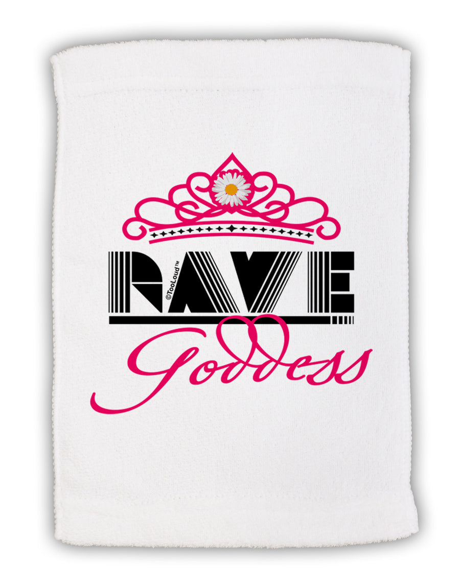 Rave Goddess Micro Terry Sport Towel 11 x 18 inches-TooLoud-White-Davson Sales