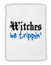 TooLoud Witches Be Trippin Blue Micro Terry Sport Towel 11 x 18 inches-TooLoud-White-Davson Sales