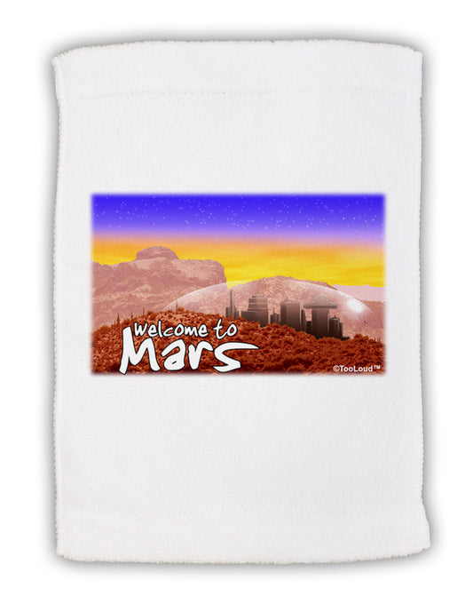 Welcome to Mars Micro Terry Sport Towel 11 x 18 inches-TooLoud-White-Davson Sales