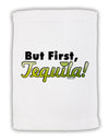 But First Tequila Micro Terry Sport Towel 11 x 18 inches-TooLoud-White-Davson Sales