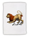Leo Color Illustration Micro Terry Sport Towel 11 x 18 inches-TooLoud-White-Davson Sales