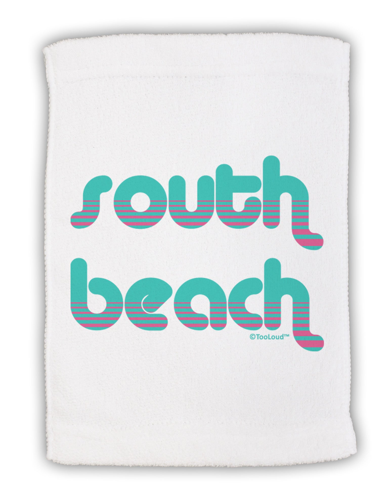 South Beach Color Scheme Design Micro Terry Sport Towel 11 x 18 Inch by TooLoud-Sport Towel-TooLoud-White-Davson Sales