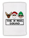 The X-mas Squad Text Micro Terry Sport Towel 11 x 18 inches-TooLoud-White-Davson Sales