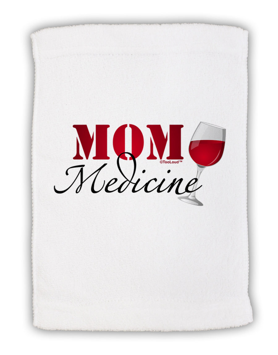 Mom Medicine Micro Terry Sport Towel 11 x 18 inches-TooLoud-White-Davson Sales