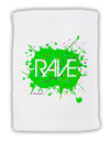 Rave Splatter Green Micro Terry Sport Towel 11 x 18 inches-Sport Towel-TooLoud-White-Davson Sales