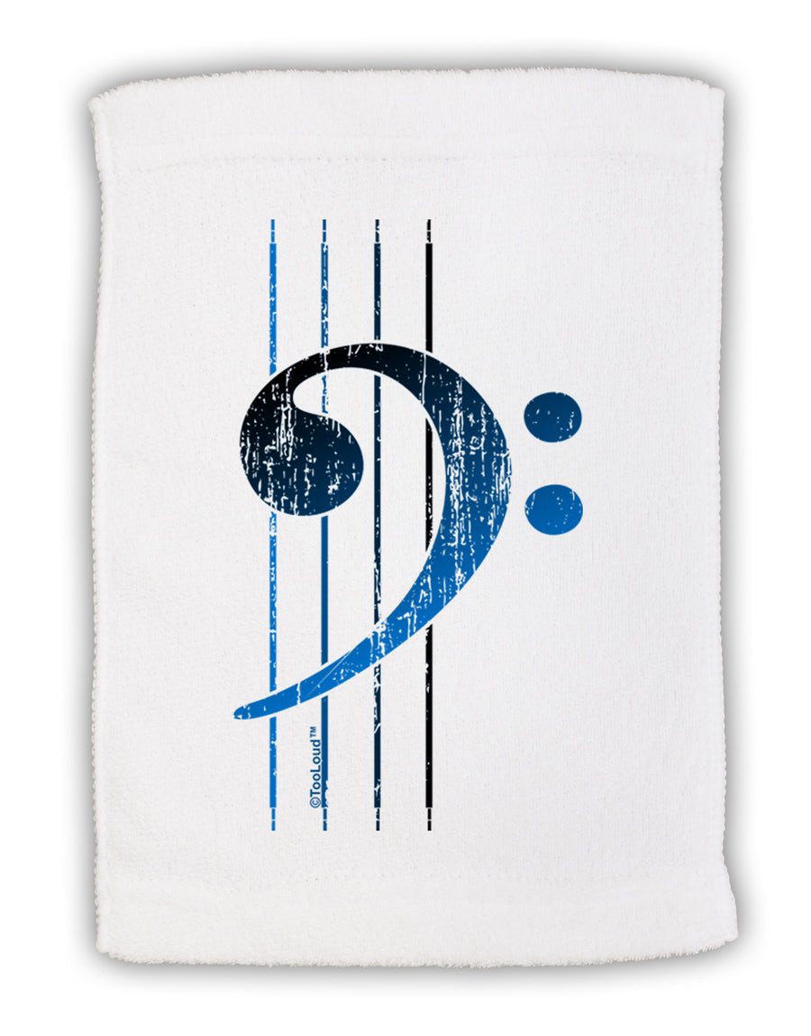 Distressed Bass Strings Micro Terry Sport Towel 15 X 22 inches-Sport Towel-TooLoud-White-Davson Sales