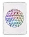 Flower of Life Circle Micro Terry Sport Towel 11 x 18 inches-Sport Towel-TooLoud-White-Davson Sales