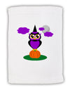 Owl Purple Micro Terry Sport Towel 11 x 18 inches-TooLoud-White-Davson Sales