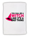 Witch - Bad Thing Hat Micro Terry Sport Towel 11 x 18 inches-TooLoud-White-Davson Sales