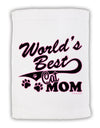 World's Best Cat Mom Micro Terry Sport Towel 15 X 22 inches by TooLoud-Sport Towel-TooLoud-White-Davson Sales