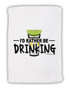 I'd Rather Be Drinking Micro Terry Sport Towel 11 x 18 inches-TooLoud-White-Davson Sales