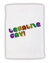 Legalize Gay - Rainbow Micro Terry Sport Towel 15 X 22 inches-Sport Towel-TooLoud-White-Davson Sales