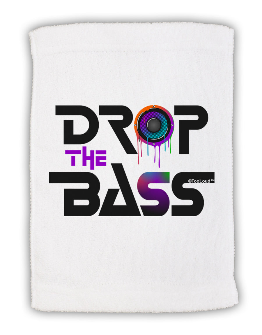 Drop The Bass - Drips Speaker Micro Terry Sport Towel 15 X 22 inches-Sport Towel-TooLoud-White-Davson Sales