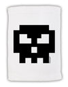 Retro 8-Bit Skull Micro Terry Sport Towel 15 X 22 inches-Sport Towel-TooLoud-White-Davson Sales