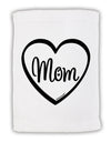 Mom Heart Design Micro Terry Sport Towel 15 X 22 inches by TooLoud-Sport Towel-TooLoud-White-Davson Sales