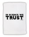 In Science We Trust Text Micro Terry Sport Towel 15 X 22 inches by TooLoud-Sport Towel-TooLoud-White-Davson Sales