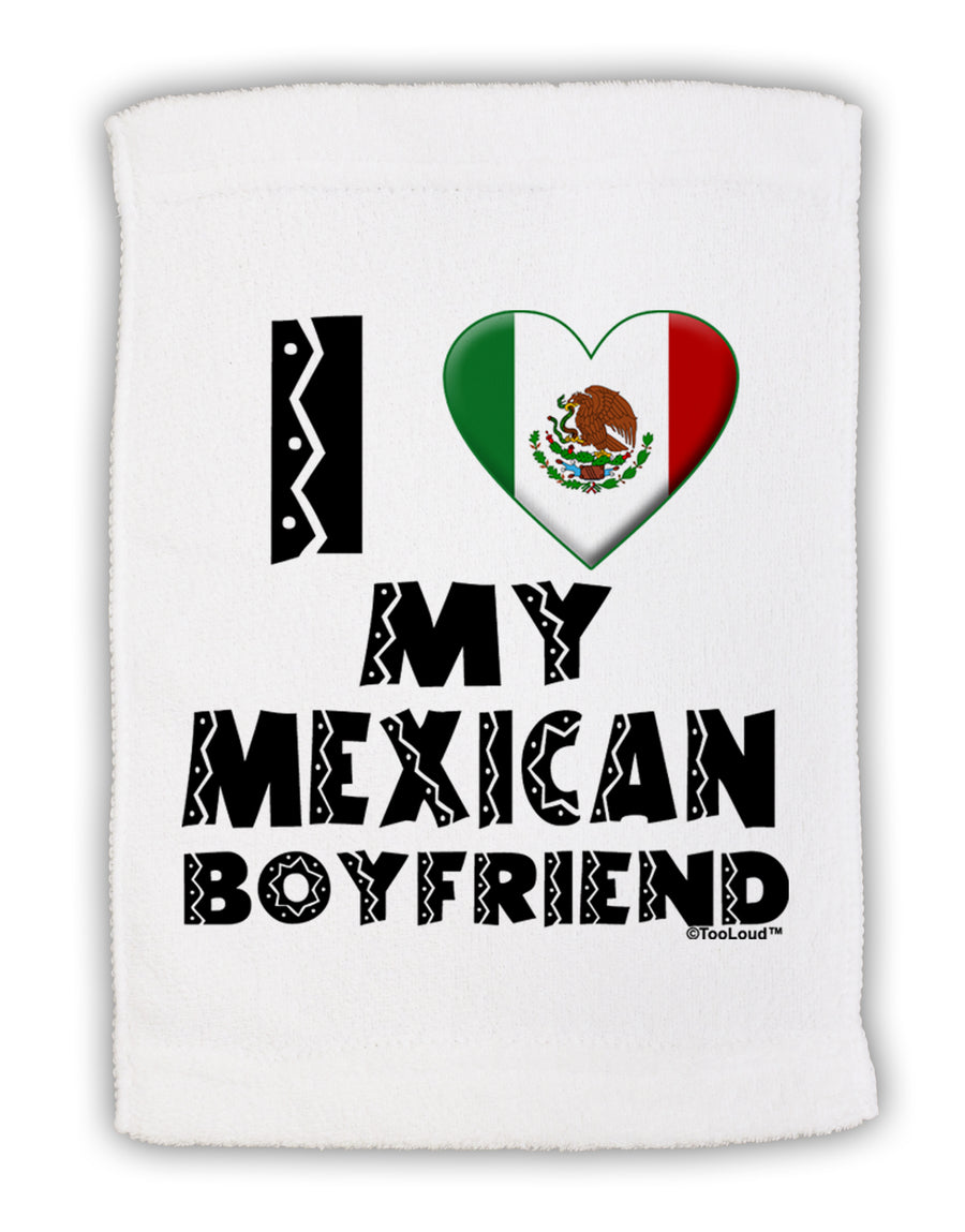 I Heart My Mexican Boyfriend Micro Terry Sport Towel 11 x 18 Inch by TooLoud-Sport Towel-TooLoud-White-Davson Sales