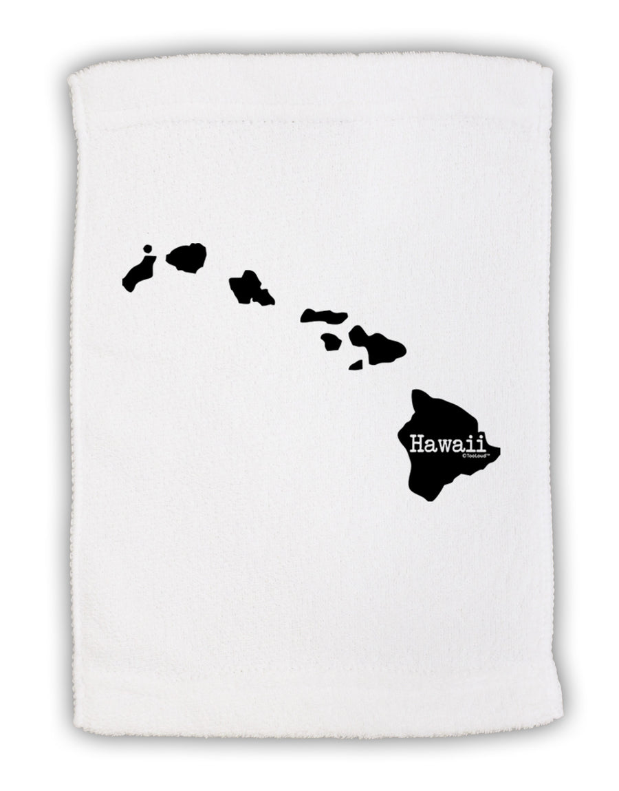 Hawaii - United States Shape Micro Terry Sport Towel 11 x 18 Inch-Sport Towel-TooLoud-White-Davson Sales