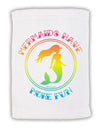 Mermaids Have More Fun - Beachy Colors Micro Terry Sport Towel 15 X 22 inches-Sport Towel-TooLoud-White-Davson Sales