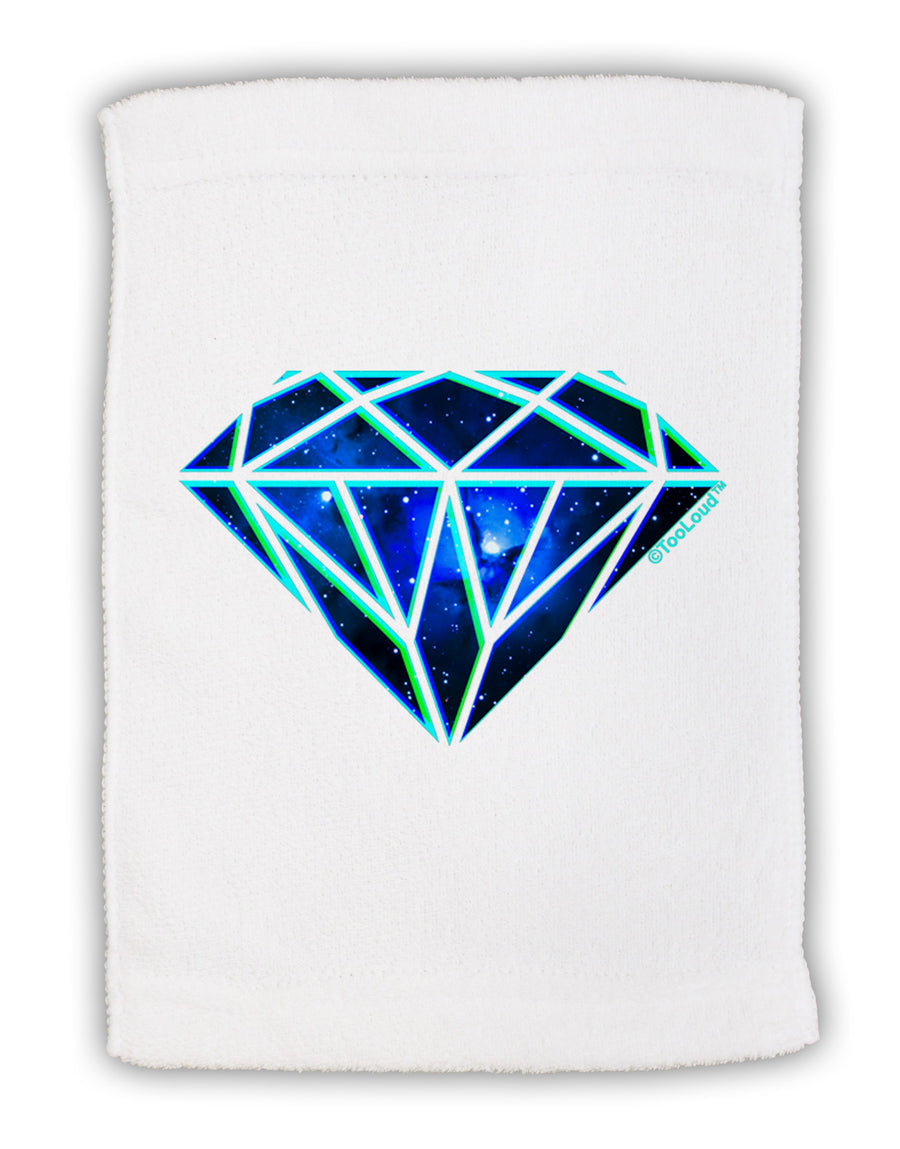 Space Diamond Micro Terry Sport Towel 11 x 18 inches-Sport Towel-TooLoud-White-Davson Sales