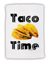 Taco Time - Mexican Food Design Micro Terry Sport Towel 11 x 18 Inch by TooLoud-Sport Towel-TooLoud-White-Davson Sales