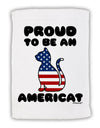 Proud to Be an Americat Micro Terry Sport Towel 15 X 22 inches by TooLoud-Sport Towel-TooLoud-White-Davson Sales